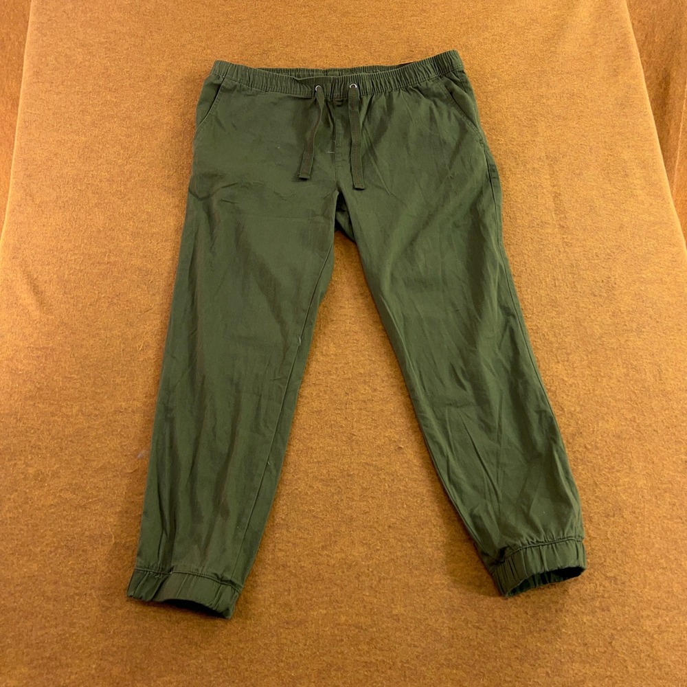 Galaxy Men 2XL Olive Green MJP-601OL Stretch Cotton Jogger Pants NWT